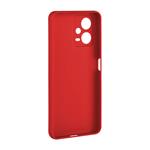 Zadný pogumovaný kryt FIXED Story pre Xiaomi Redmi Note 12 5G, červený