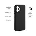 Zadný pogumovaný kryt FIXED Story pre Xiaomi Redmi Note 12 5G, čierny
