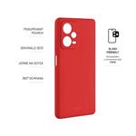 Zadný pogumovaný kryt FIXED Story pre Xiaomi Redmi Note 12 Pro+ 5G, červený