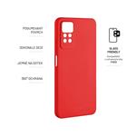 Zadný pogumovaný kryt FIXED Story pre Xiaomi Redmi Note 12 Pro, červený