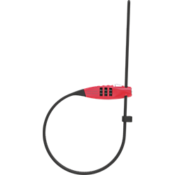 Zámek ABUS Combiflex TravelGuard - červený