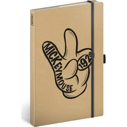 Zápisník Mickey Craft linkovaný, 13 × 21 cm