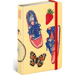 Zápisník Sneakers - Kateřina Kynclová, linkovaný, 11 × 16 cm