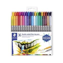 Značkovače STAEDTLER "Design Journey", sada 36 rôznych farieb, 0,8/3,0 mm, obojstranné