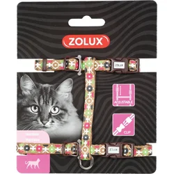 Zolux Postroj pre mačky ARROW nylon čokoláda