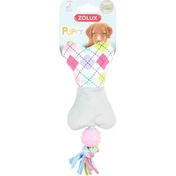 Zolux PUPPY Tiny Bone plyš sivá
