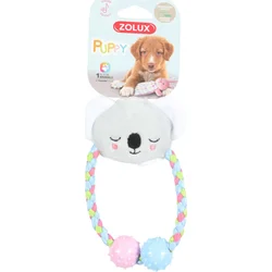 Zolux PUPPY Tiny Rope plyš sivá
