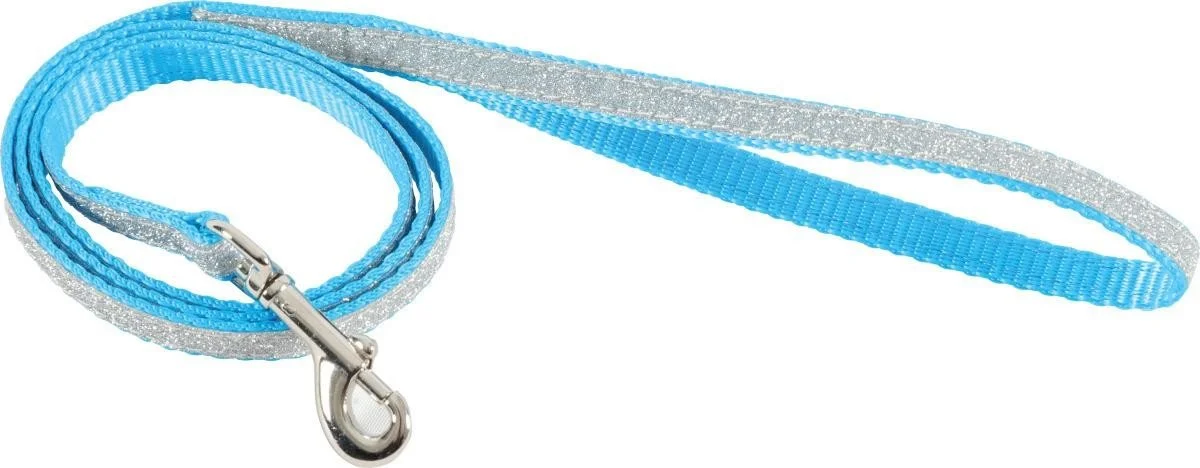 Zolux Vodítko pre mačky SHINY nylon modré 1m