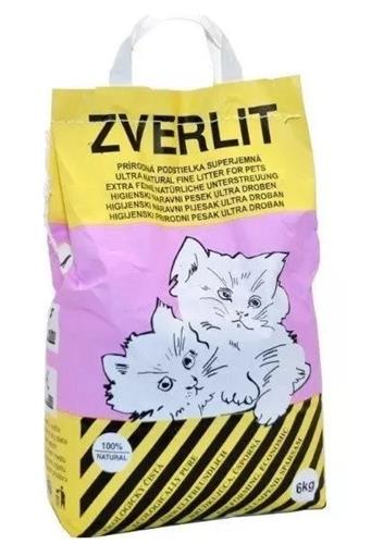 ZVERLIT růžová super jemná podestýlka pro kočky 6kg