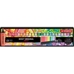 Zvýrazňovače STABILO "BOSS original Arty", 23 farieb, 2-5 mm 7023-01-5-20