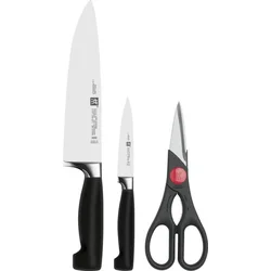 Zwilling Four Star - dva nože + nůžky 38591-001-0 - Kuchyňské nože a příbory